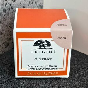 ORIGINS GinZing Brightening Eye Cream with Vitamin C & Niacinamide NEW